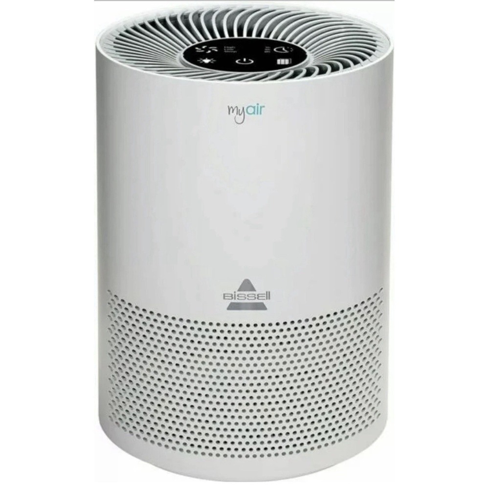 BISSELL 2780A MyAir 100 sq/ft 3 Speeds 30-46 dBa Personal Air Purifier - White